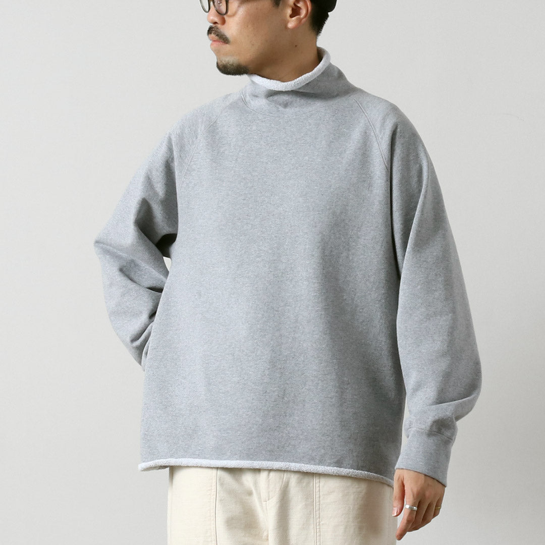 WALLA WALLA SPORT / Sudadera de cuello alto con cuello vuelto de 13 oz