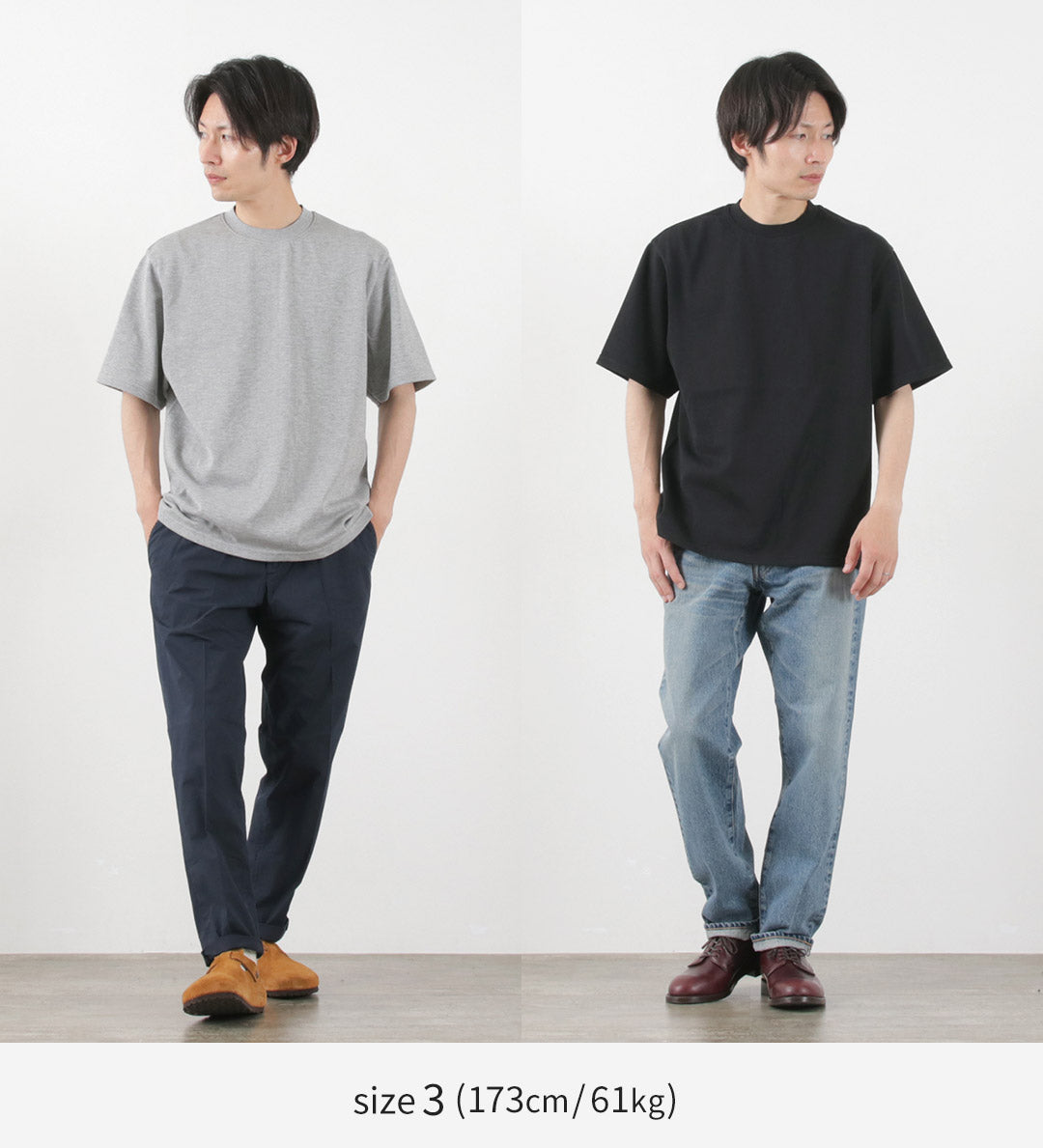 YONETOMI NEW BASIC / 侧圆体针织T恤