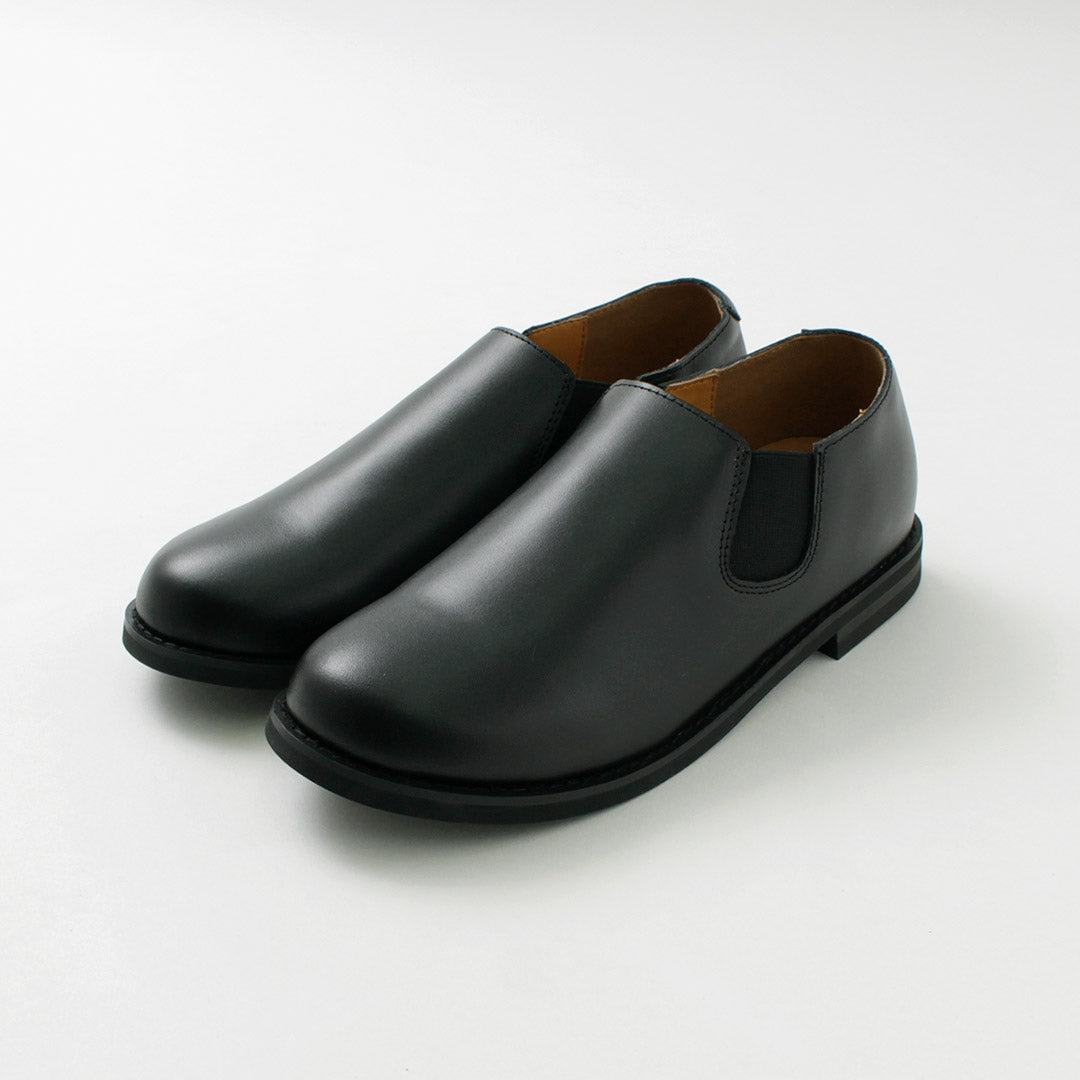 MOLLE SHOES / 쇼트 사이드 고어 레더 슈즈