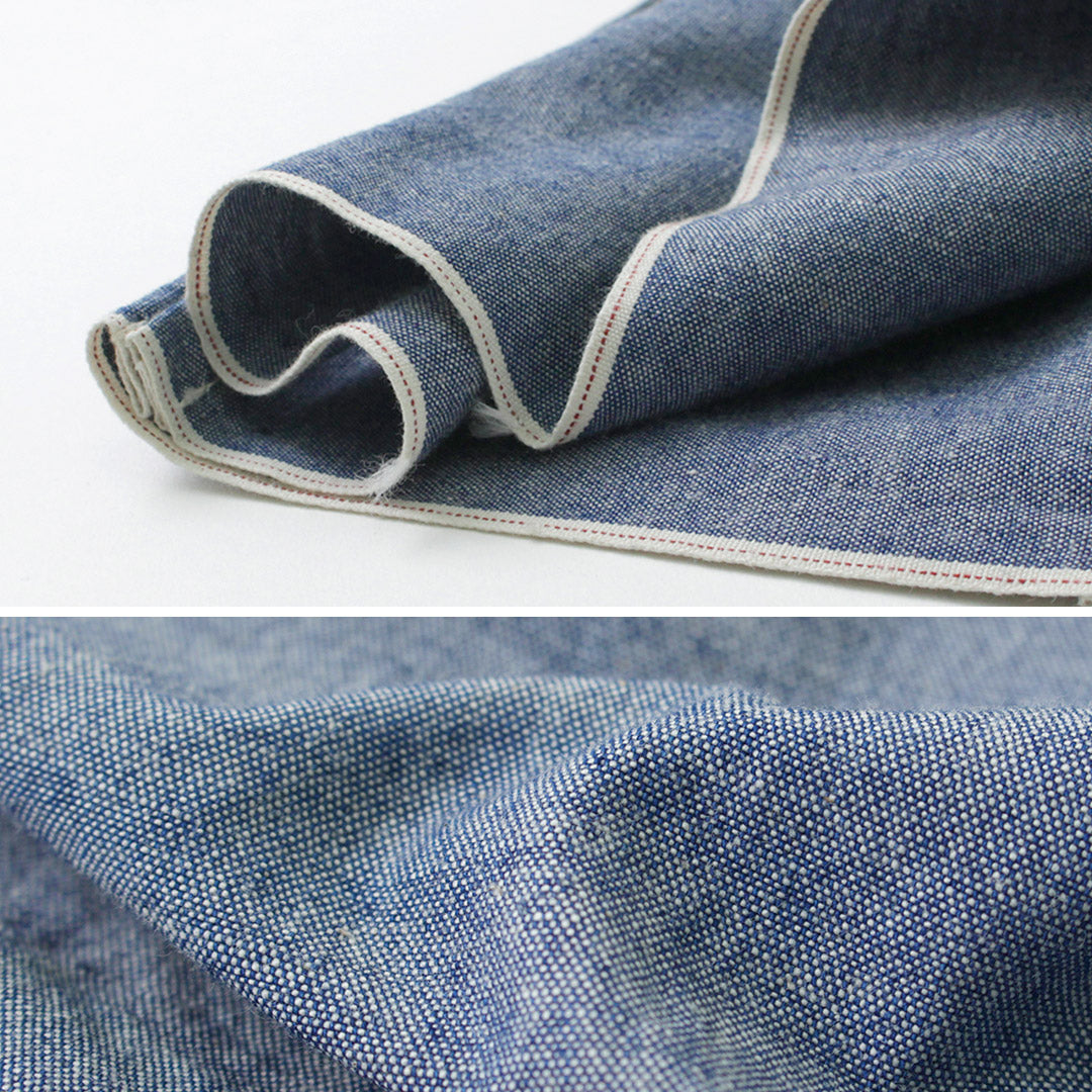 FOB FACTORY / F3487 Chambray Pullover Shirt