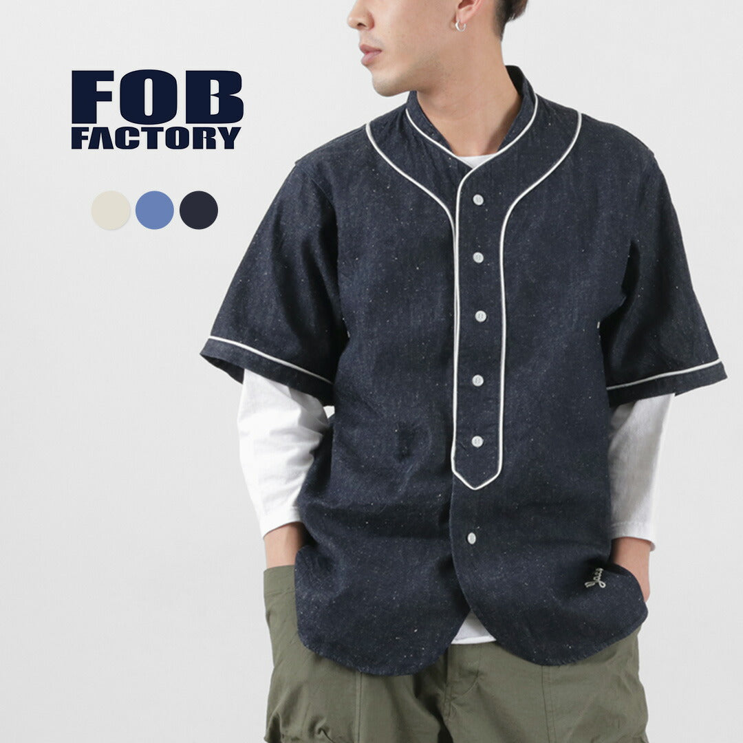 FOB Factory / F3490 야구 셔츠