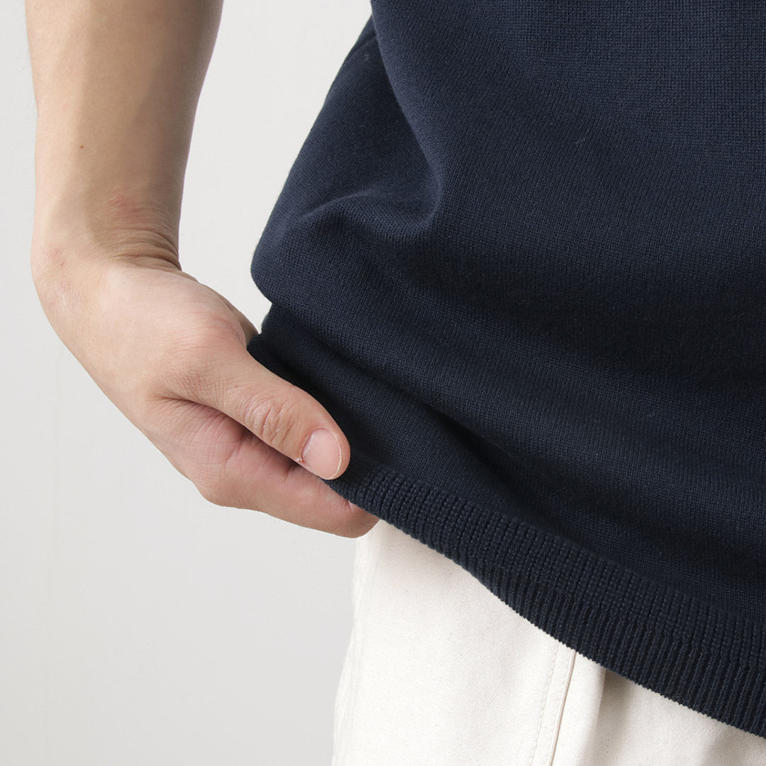 FUJITO / Crew Neck Knit T-Shirt