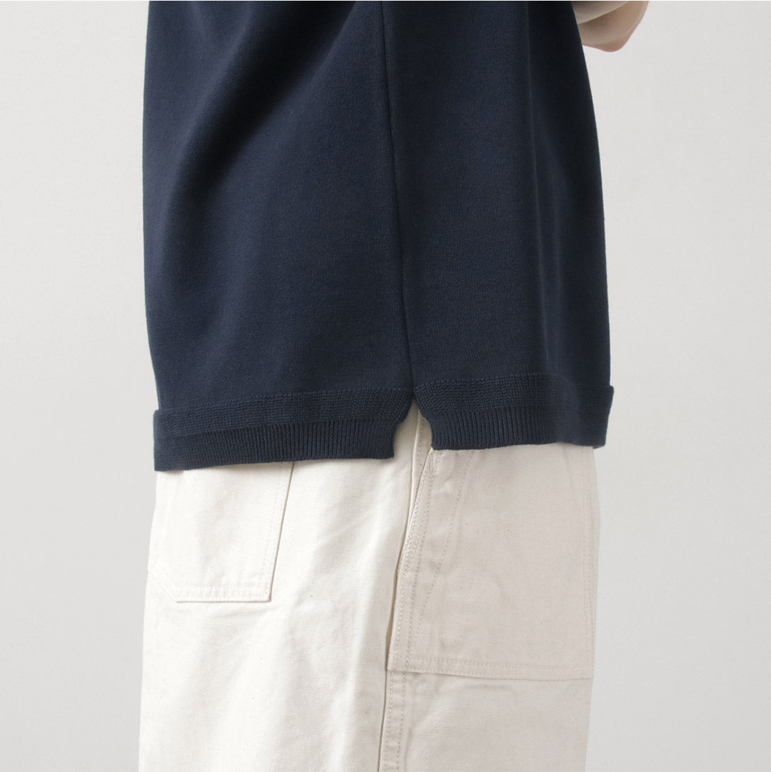 FUJITO / Crew Neck Knit T-Shirt