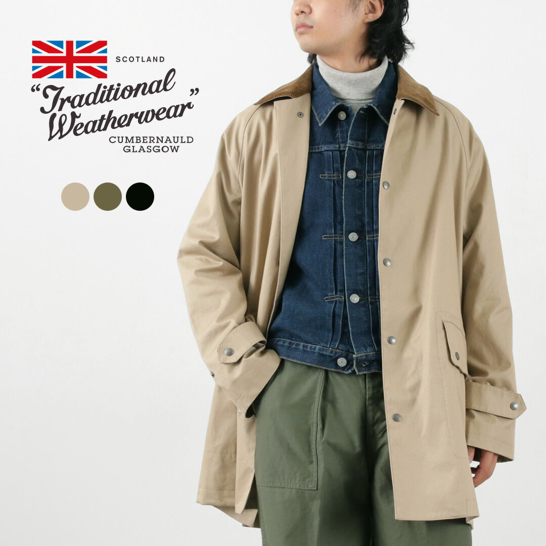 TRADITIONAL WEATHERWEAR / 고밀도 원단 코듀로이 칼라 코트