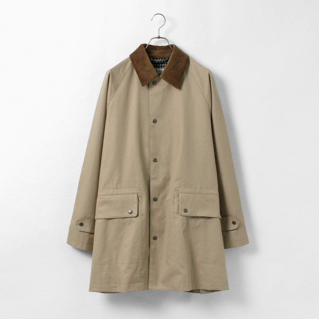 TRADITIONAL WEATHERWEAR / 고밀도 원단 코듀로이 칼라 코트