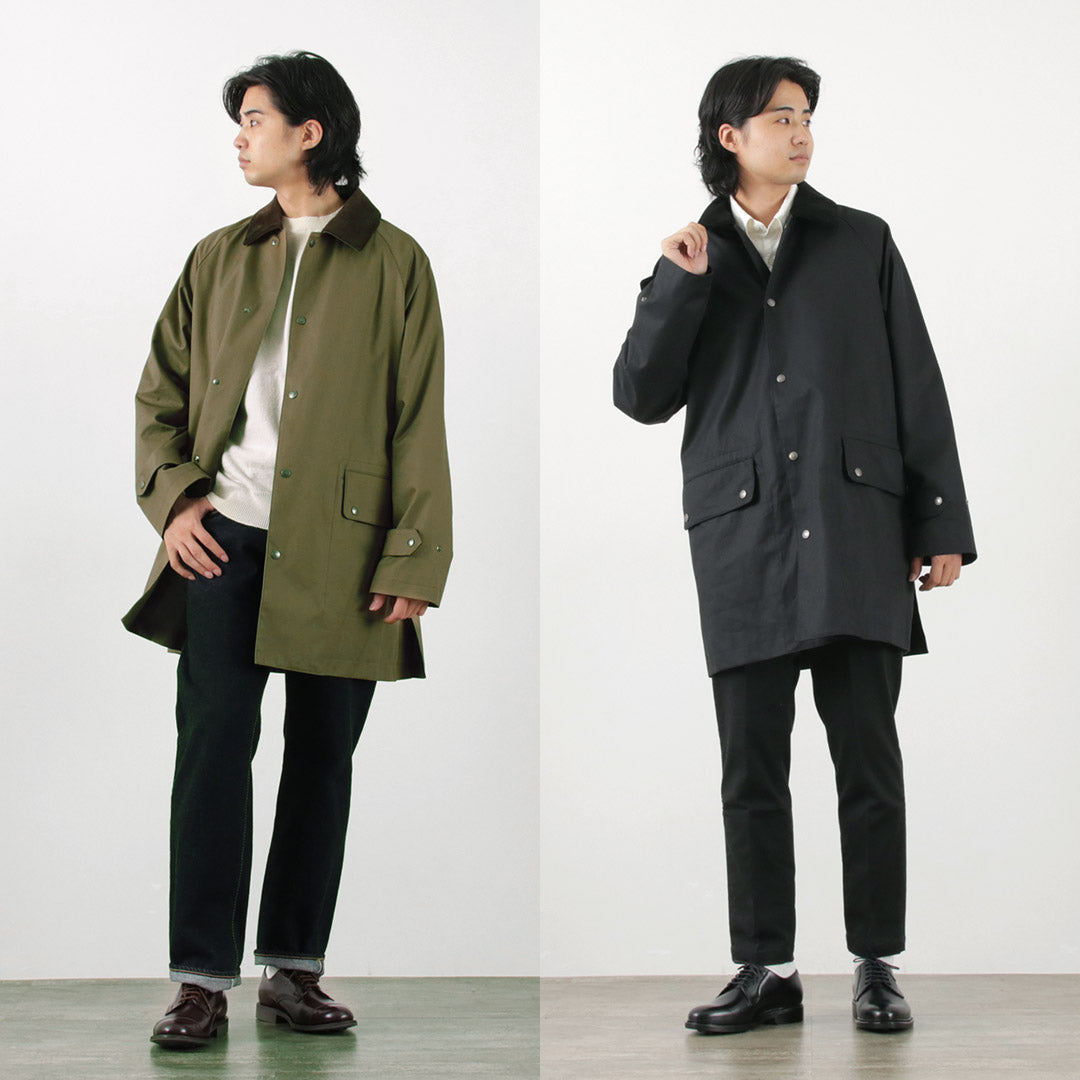 TRADITIONAL WEATHERWEAR / 고밀도 원단 코듀로이 칼라 코트