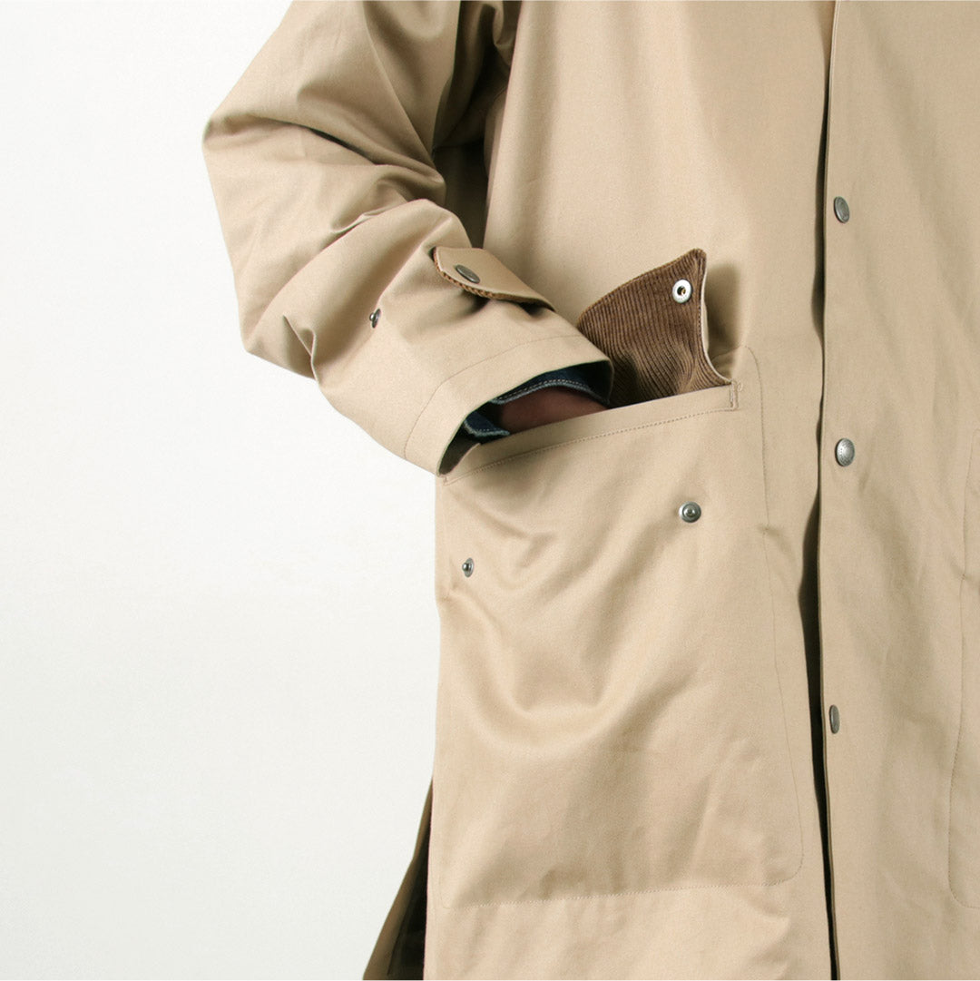 TRADITIONAL WEATHERWEAR / 고밀도 원단 코듀로이 칼라 코트