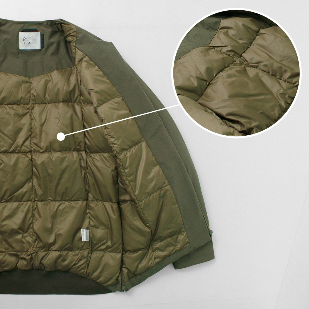Plume alliée + blouson vers le bas / bas