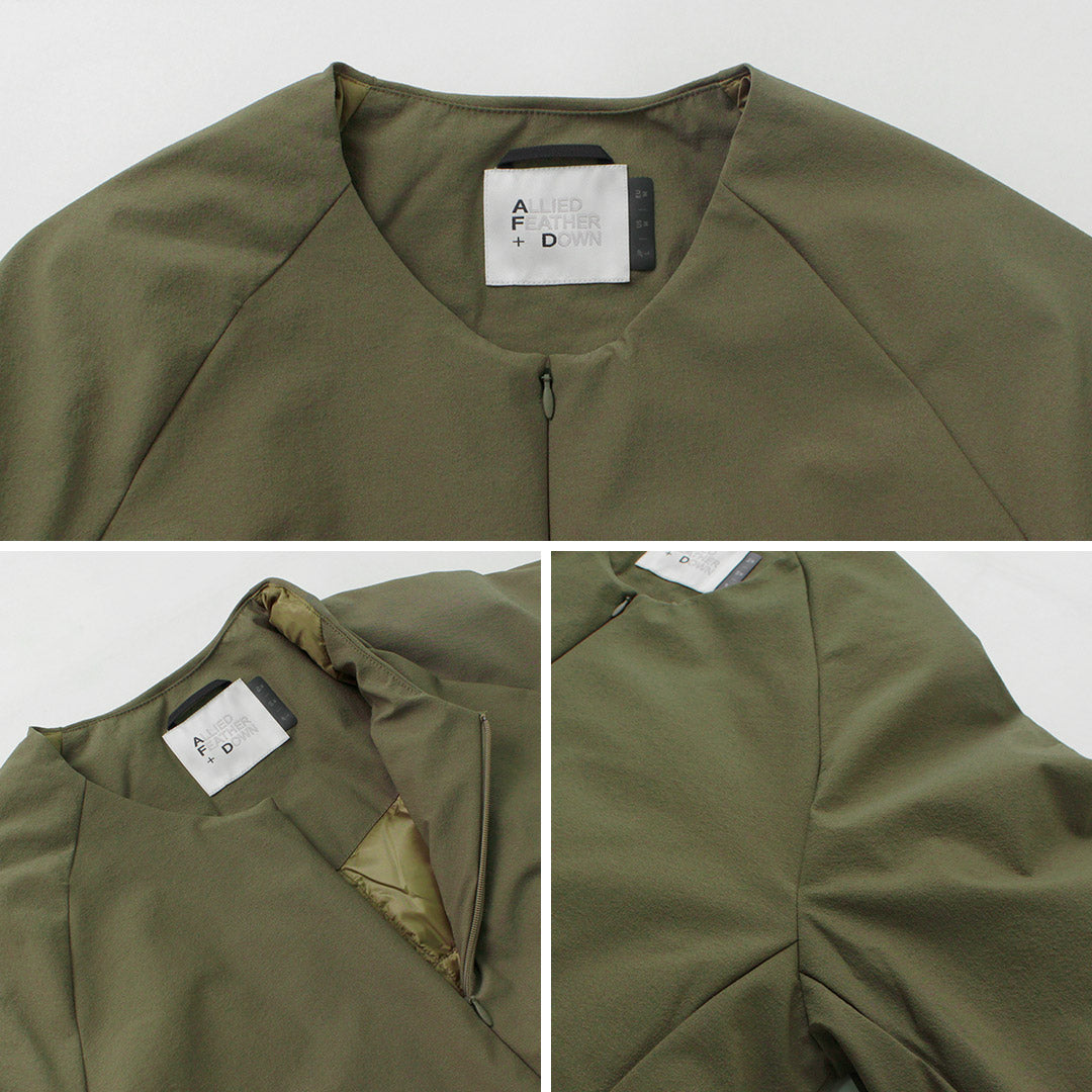 Plume alliée + blouson vers le bas / bas