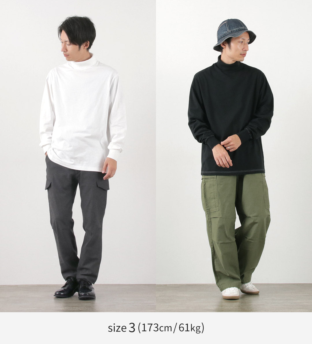 YONETOMI NEW BASIC / 新基本成衣染色高領 T 卹