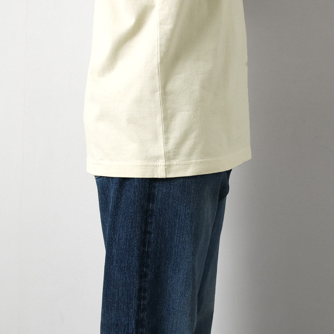 YONETOMI NEW BASIC / 新基本成衣染色高領 T 卹
