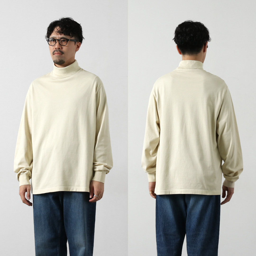 YONETOMI NEW BASIC / 新基本成衣染色高領 T 卹