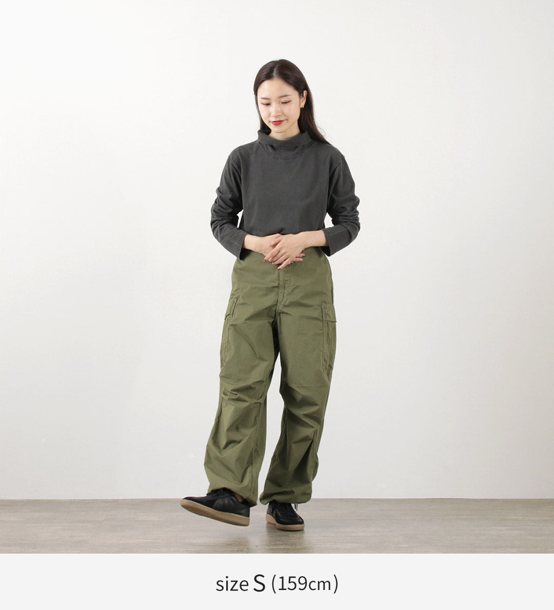GOOD ON / Long Sleeve Turtle Neck T-Shirt