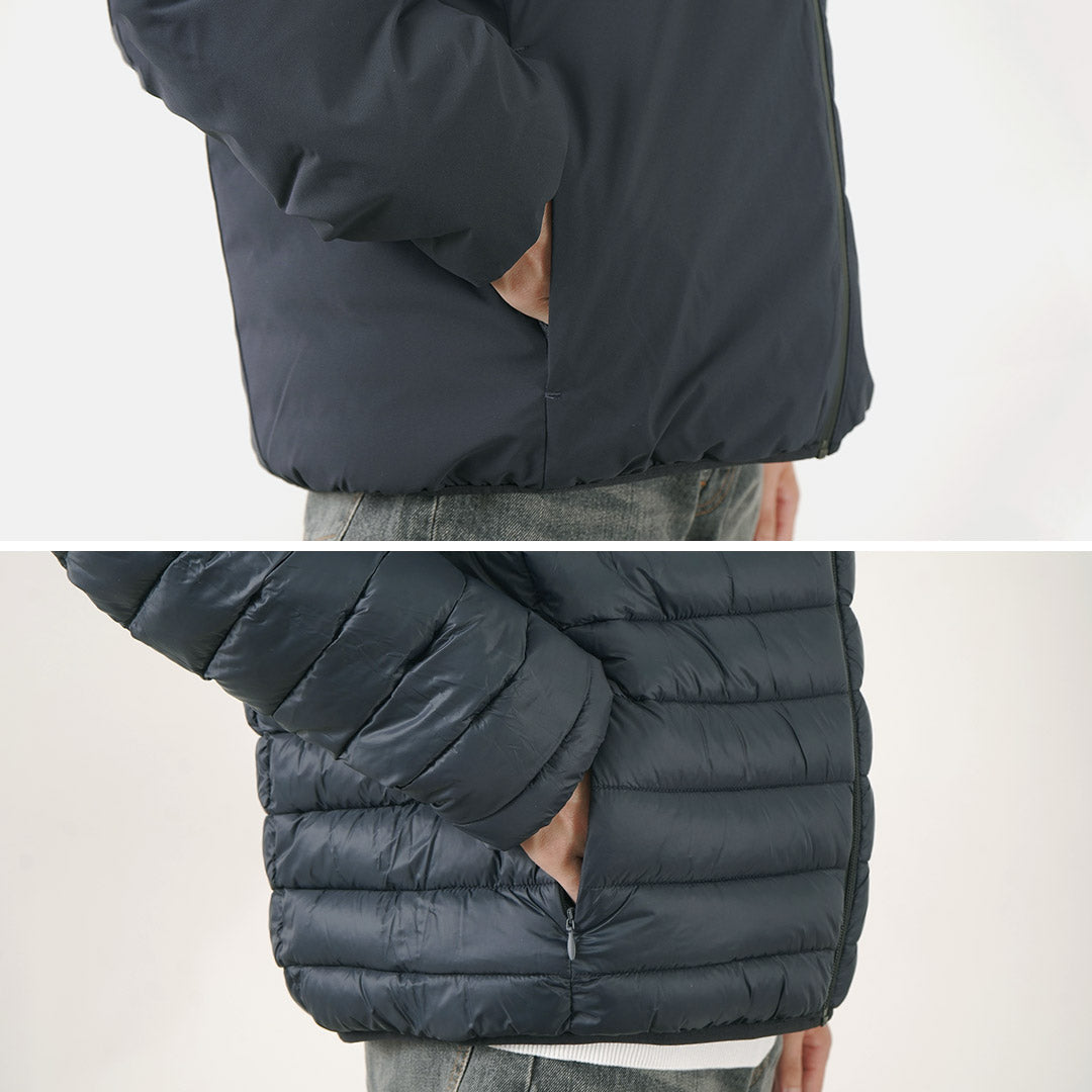 SAVE THE DUCK / Veste à capuche réversible en duvet synthétique Ezra
