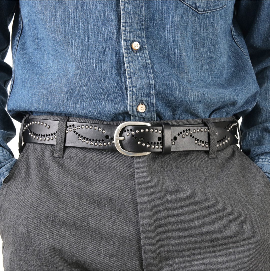 ORCIANI / Bull Soft leather with micro studs