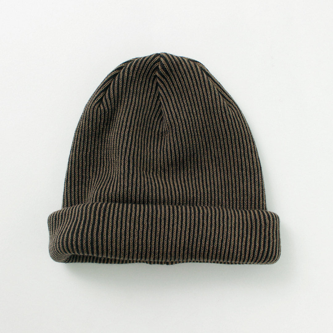 ROTOTO / Super Soft 2-way Stripe Beanie