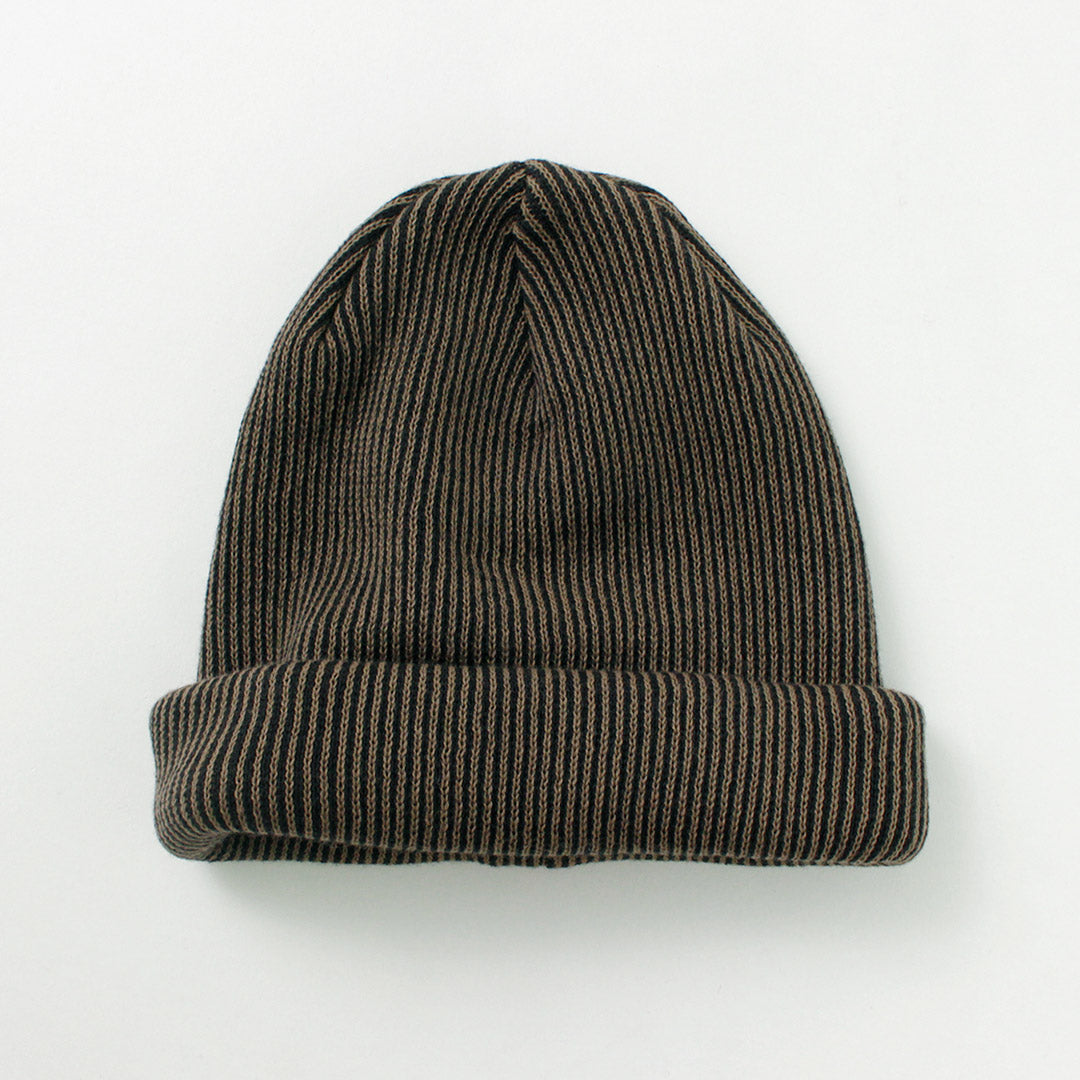 ROTOTO / Super Soft 2-way Stripe Beanie