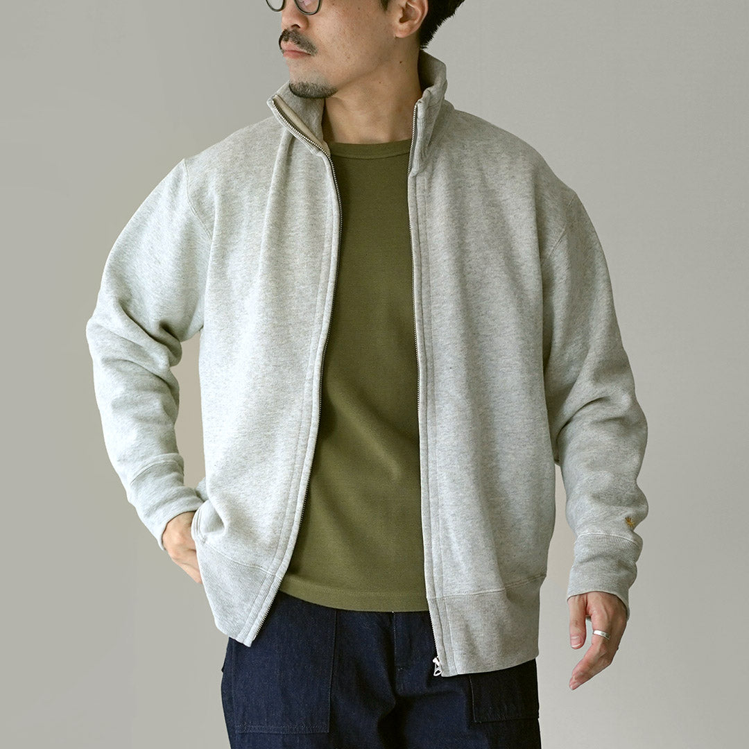 GOHEMP / Sudadera con cremallera elevada