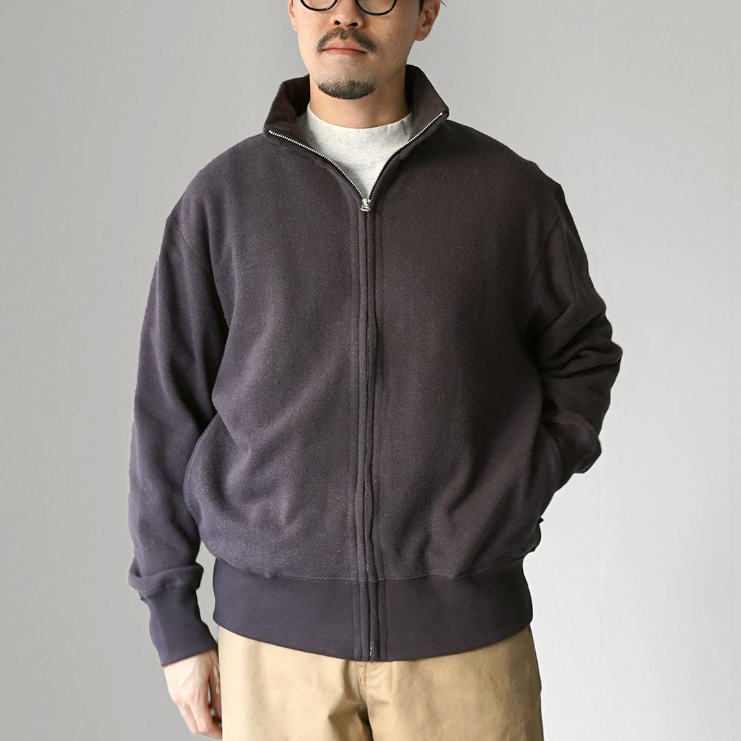 GOHEMP / Sudadera con cremallera elevada