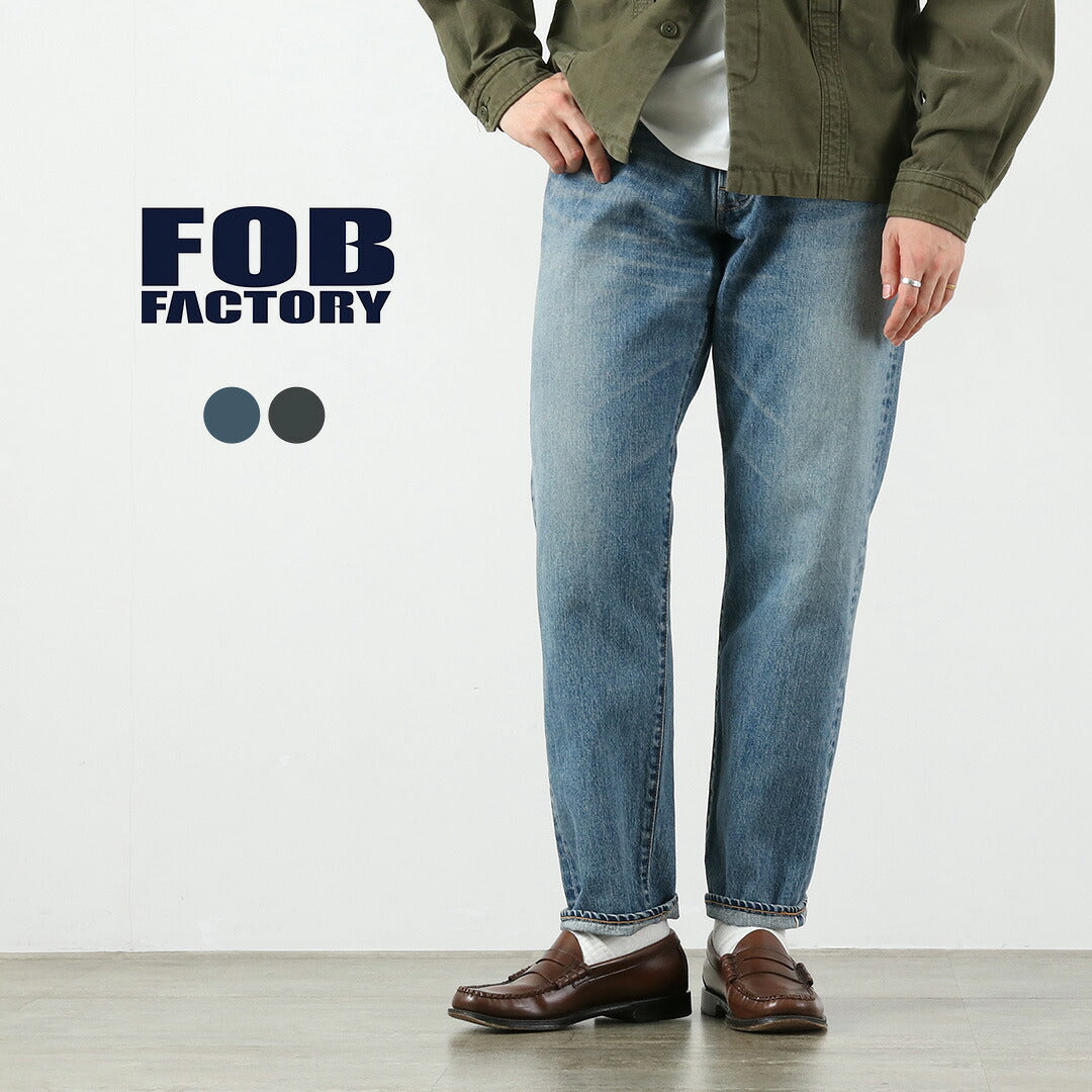 FOB FACTORY / F160 Selvedge 66 Denim 5-Pocket Jeans