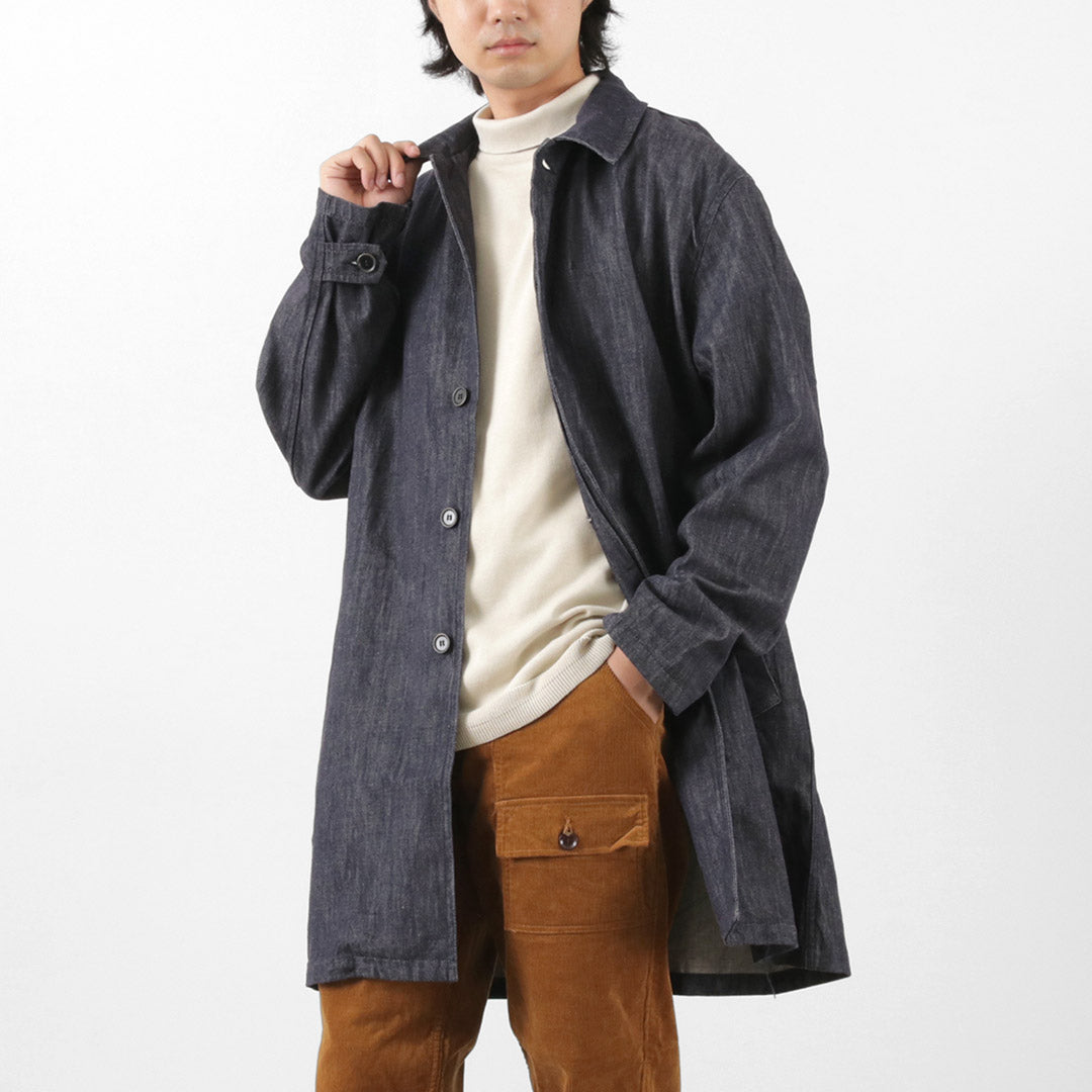 FOB FACTORY / F2437 Denim Basque Coat