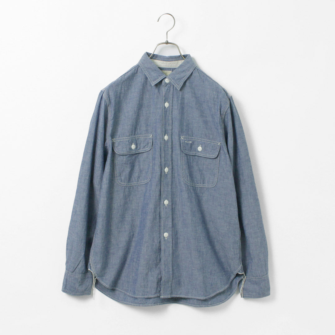 FOB FACTORY / F3494 Chambray Work Shirt