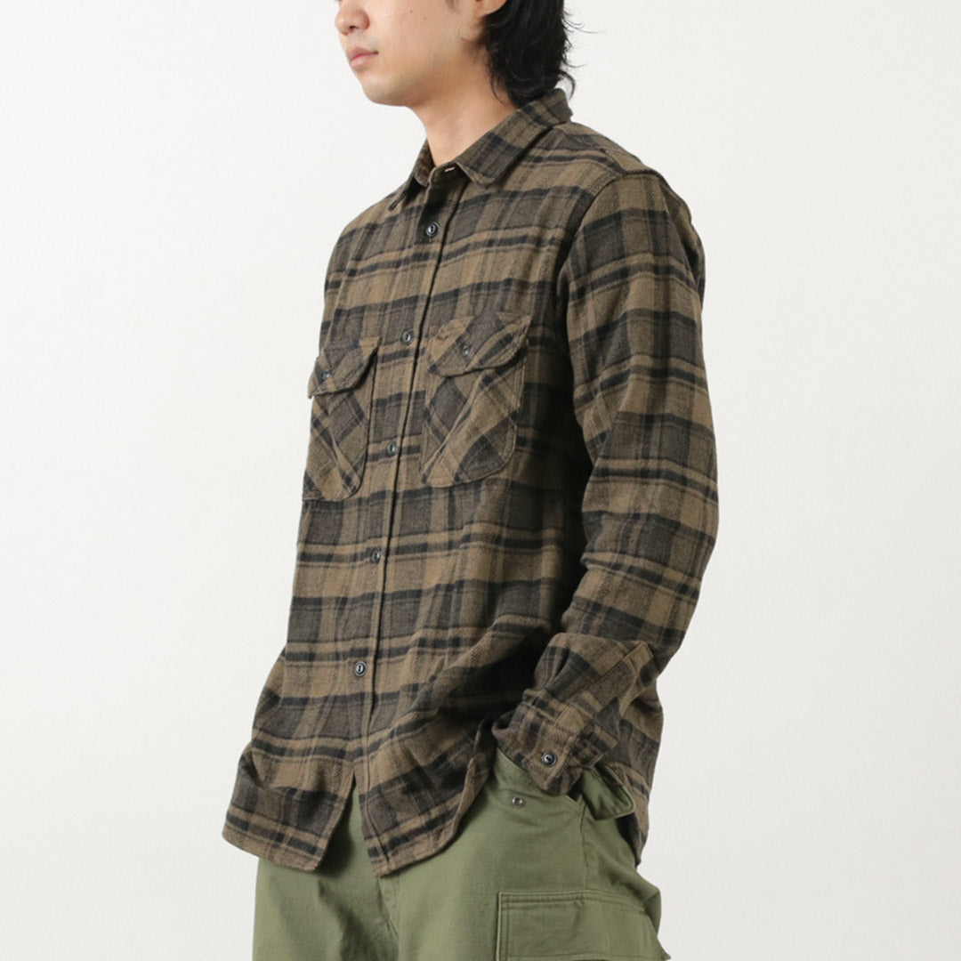 FOB FACTORY / F3497 Flannel Check Work Shirt