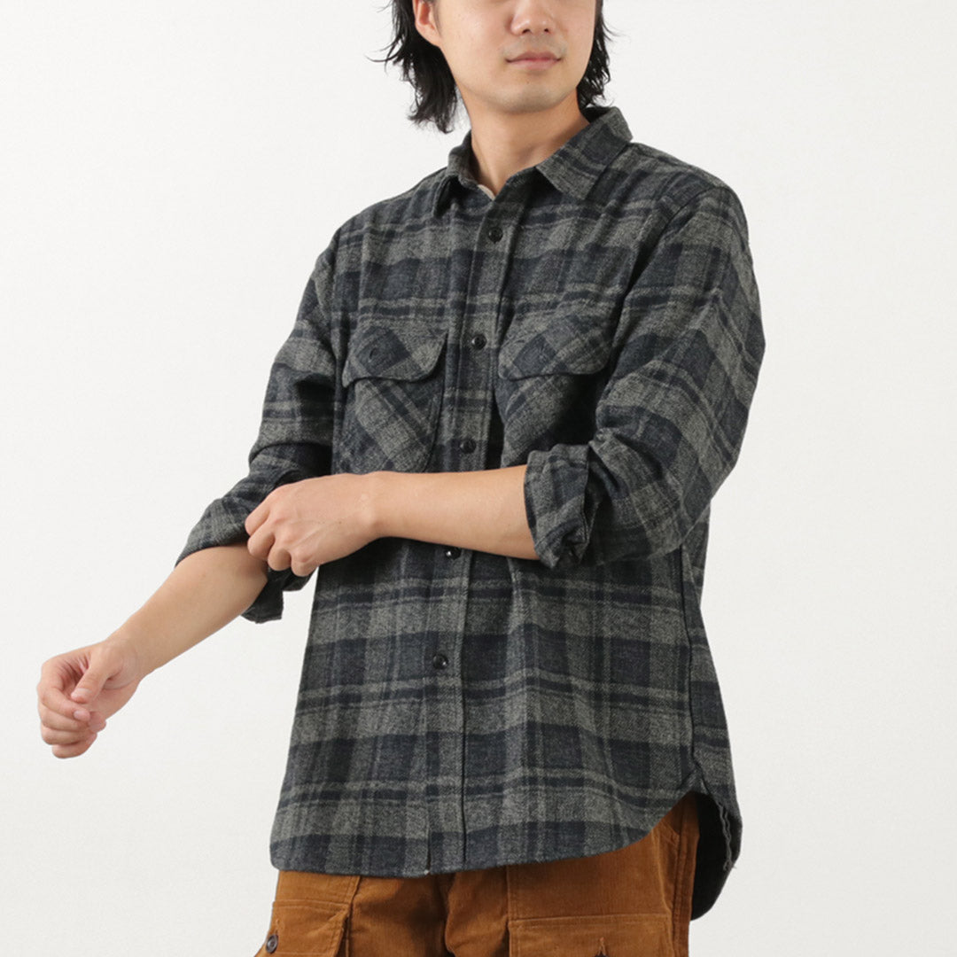 FOB FACTORY / F3497 Flannel Check Work Shirt