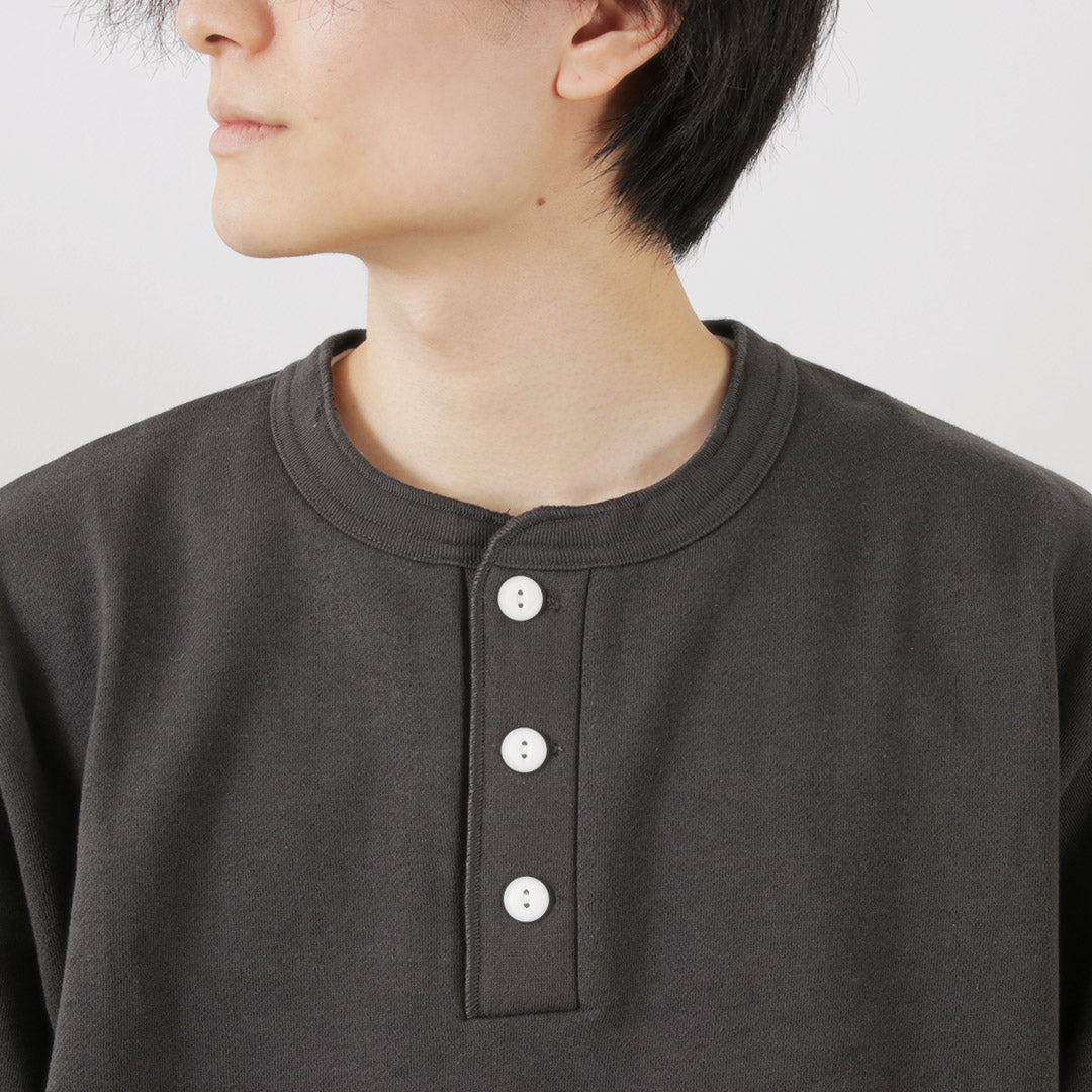 HEALTHKNIT / Henry Neck Long Sleeve Classic Sweatshirt