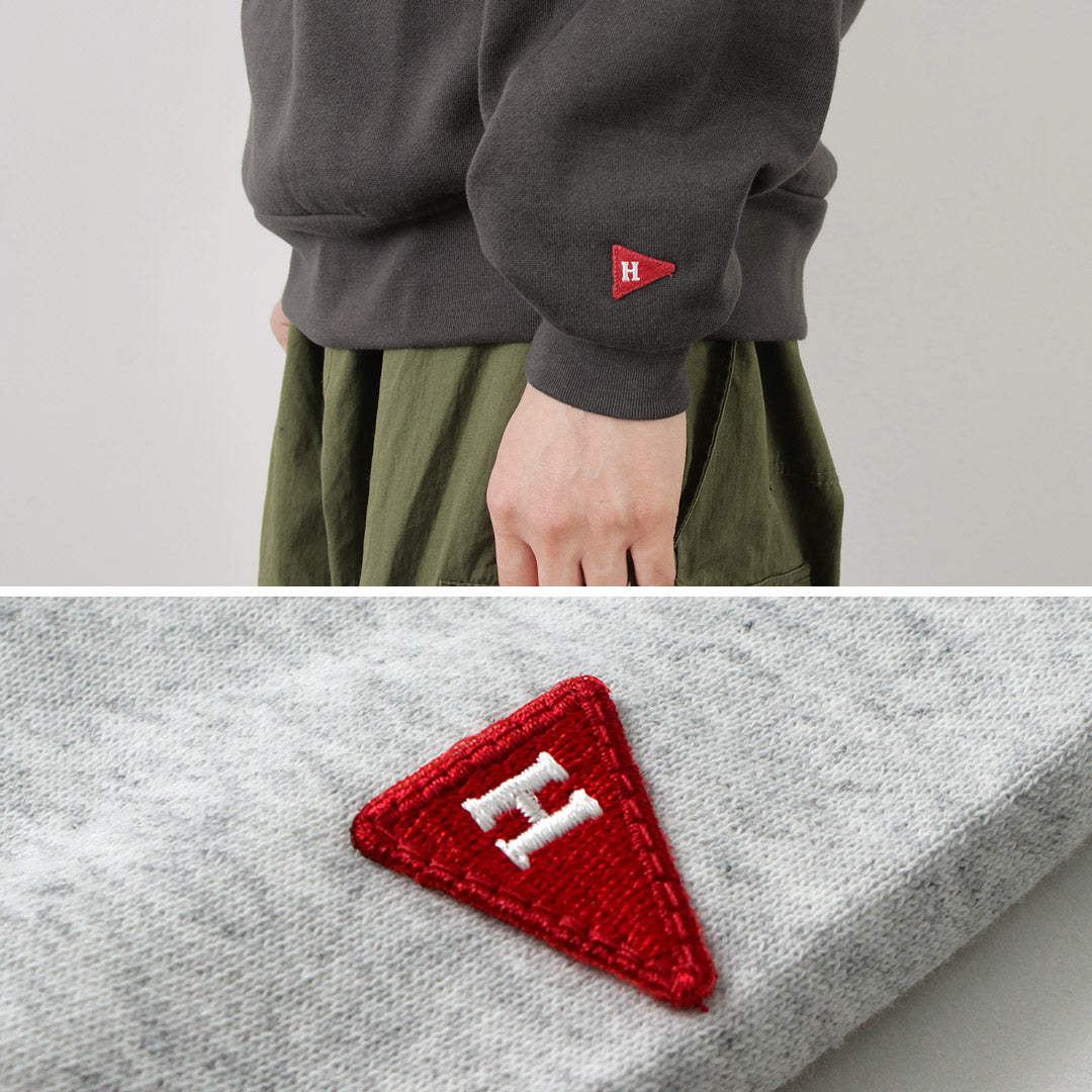HEALTHKNIT / Henry Neck Long Sleeve Classic Sweatshirt