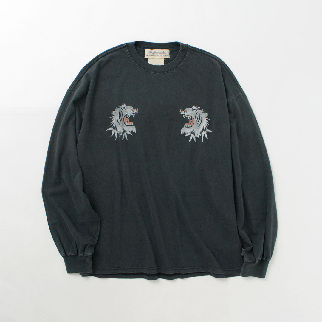 REMI RELIEF / HARD Special Processed 20 Jersey Long Sleeve T-Shirt (Tiger Pattern)