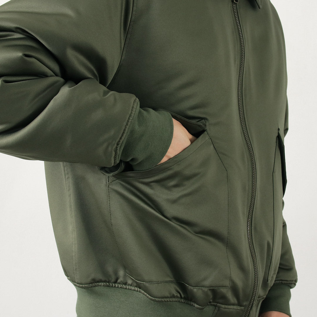 FNOR / Chaqueta de vuelo visitante de par de satén ligero