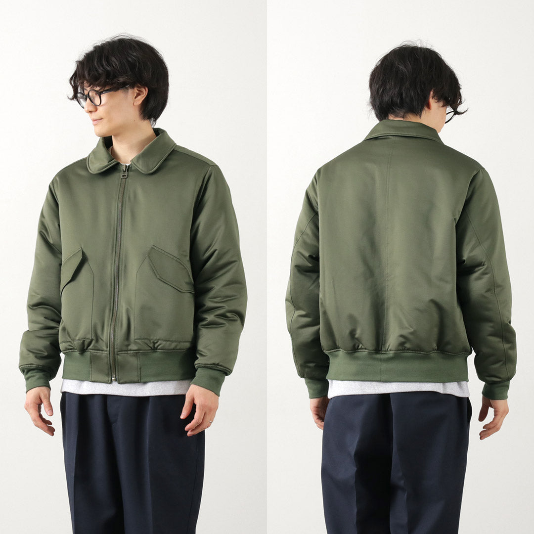 FNOR / Chaqueta de vuelo visitante de par de satén ligero