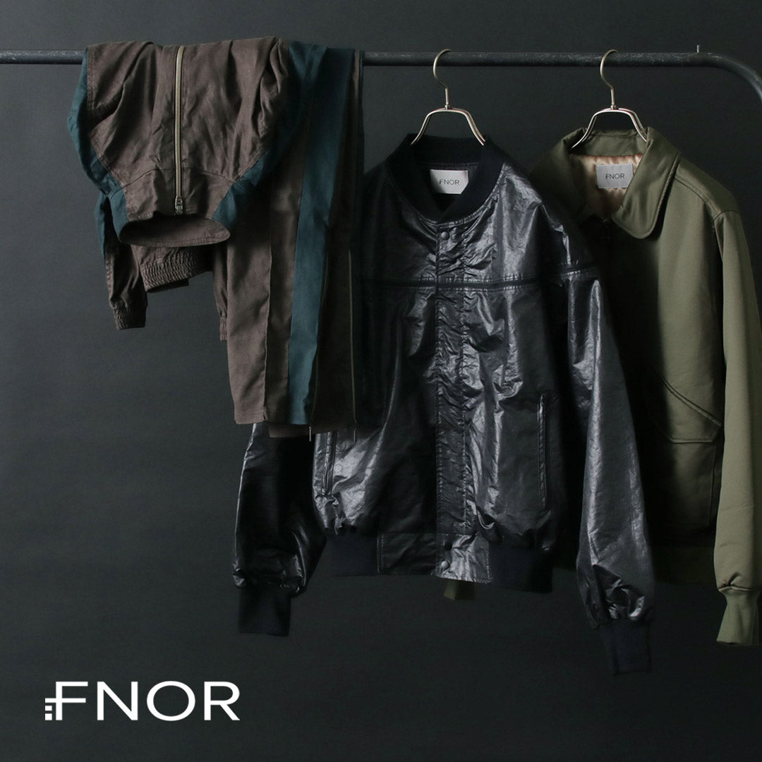 FNOR / Chaqueta de vuelo visitante de par de satén ligero