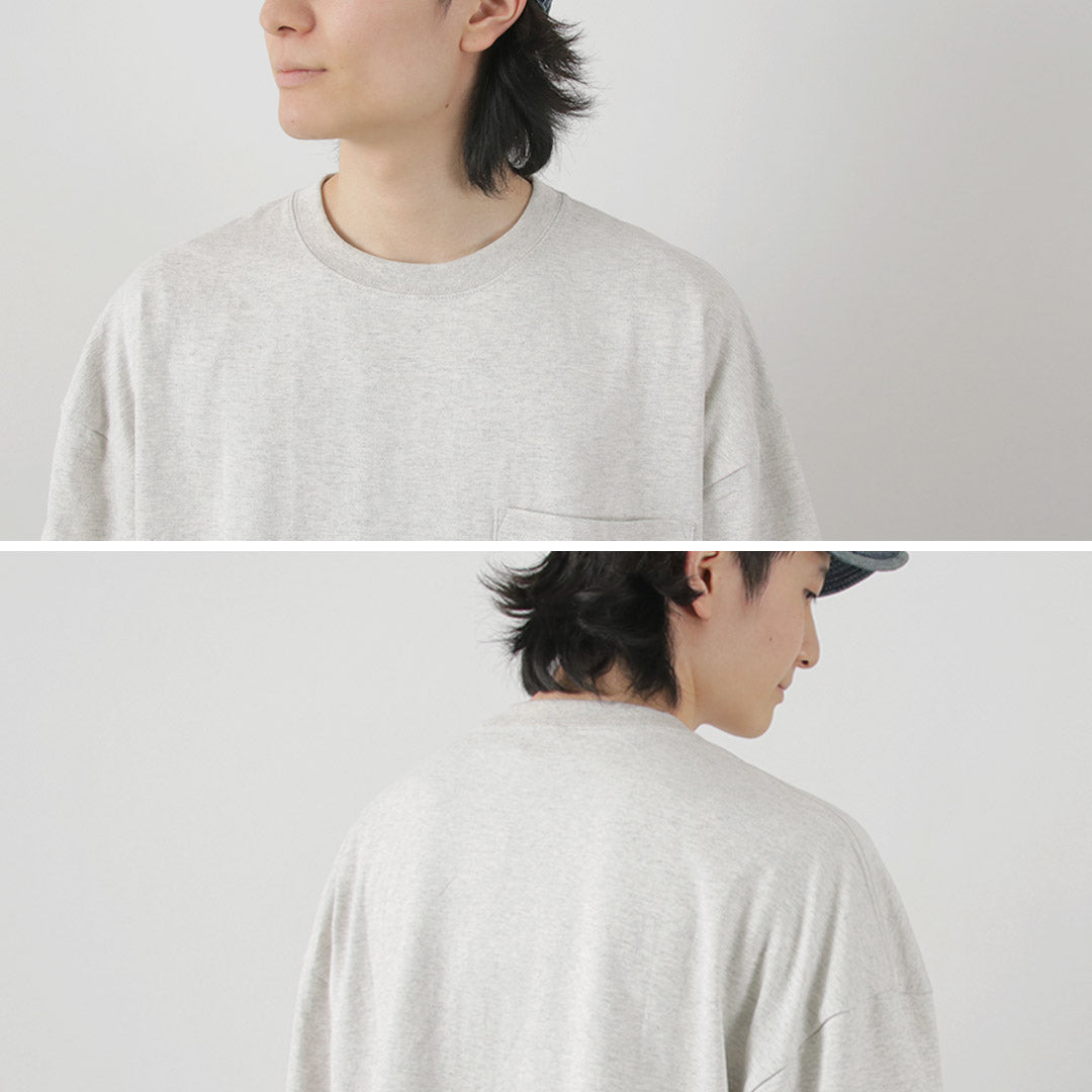 GOHEMP / Heather Camiseta con abertura ancha