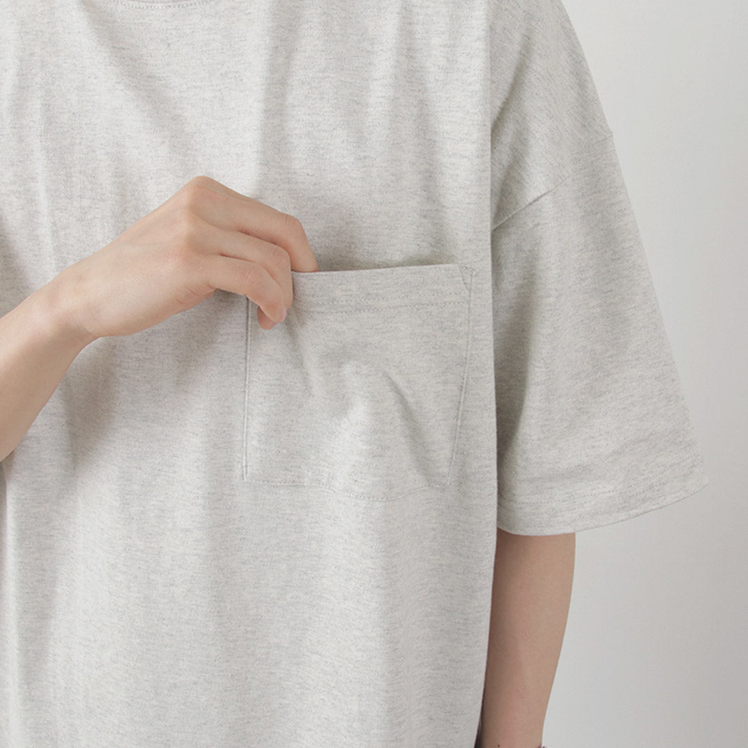 GOHEMP / Heather Camiseta con abertura ancha