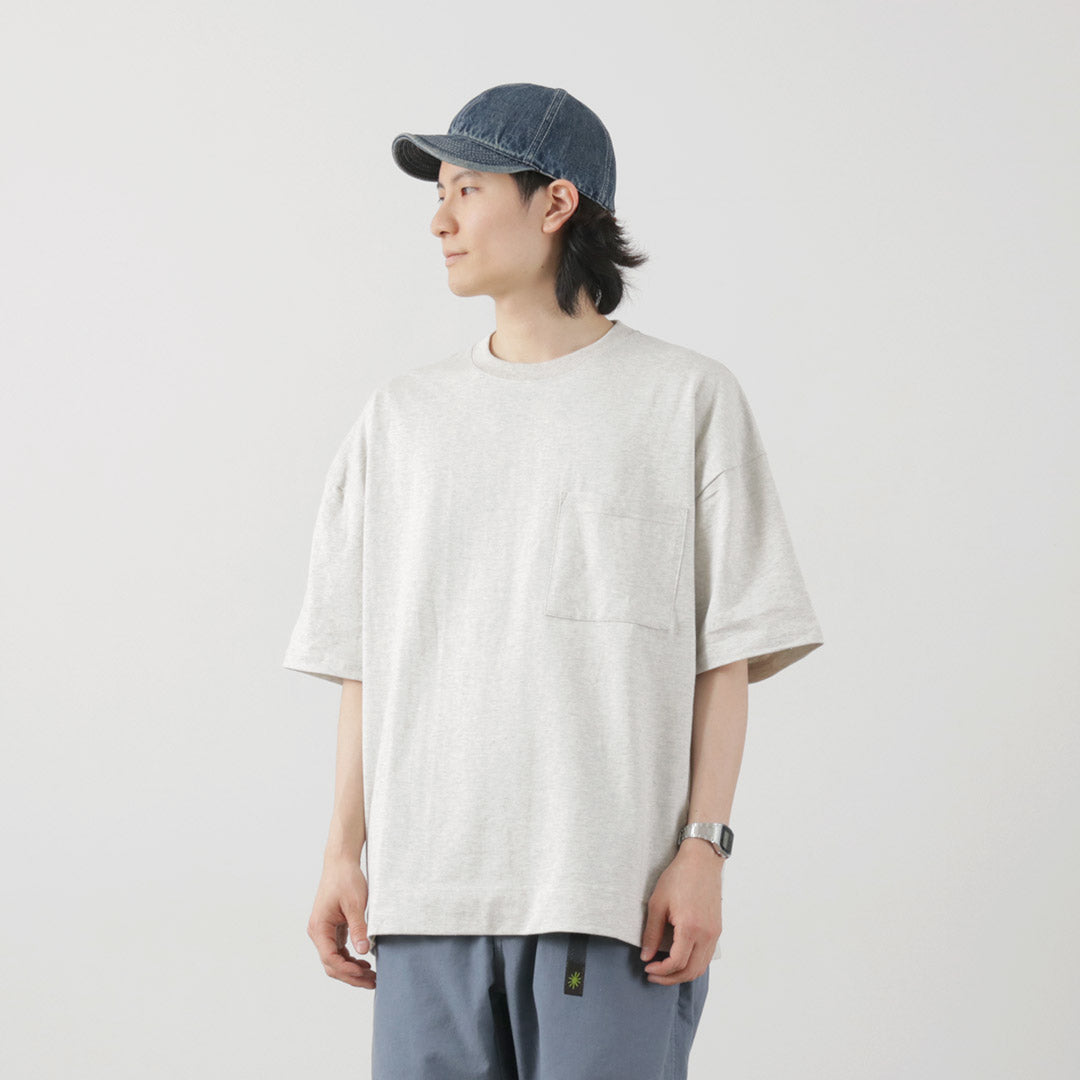 GOHEMP / Heather Camiseta con abertura ancha