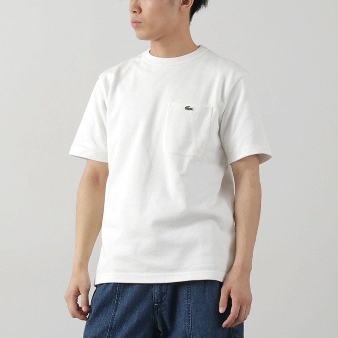 LACOSTE / Seed Stitch Pocket T-shirt
