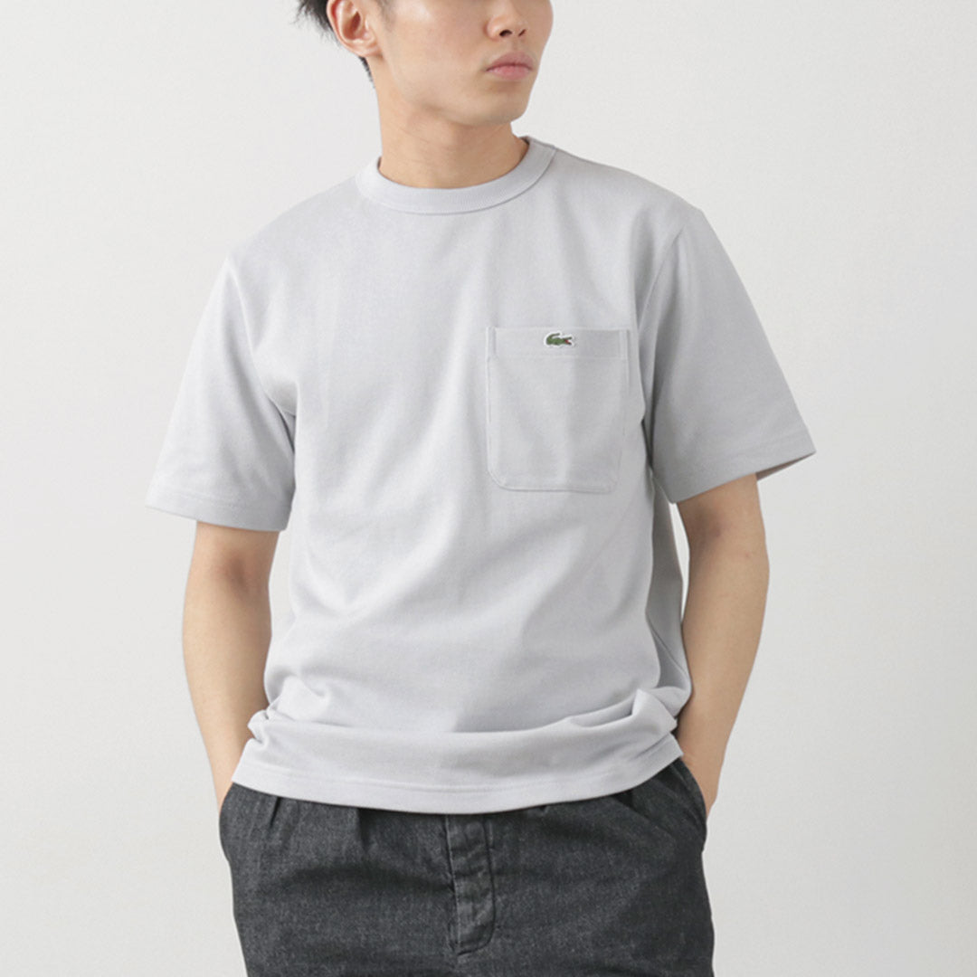 LACOSTE / Seed Stitch Pocket T-shirt