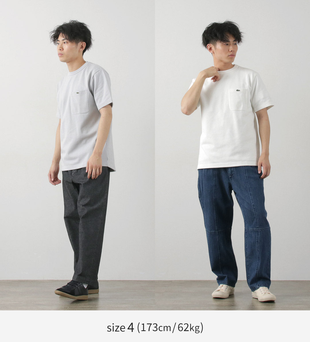 LACOSTE / Seed Stitch Pocket T-shirt