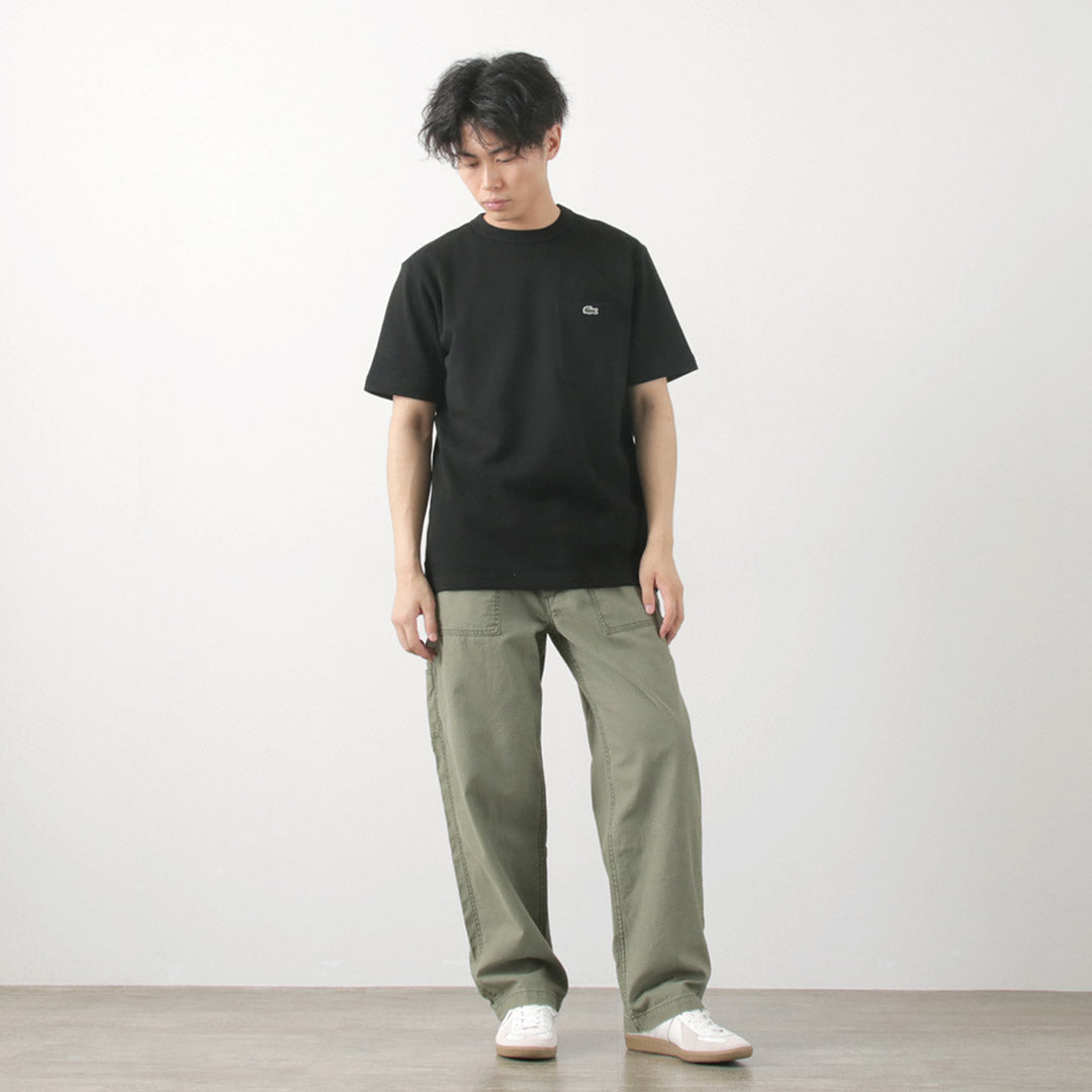 LACOSTE / Seed Stitch Pocket T-shirt