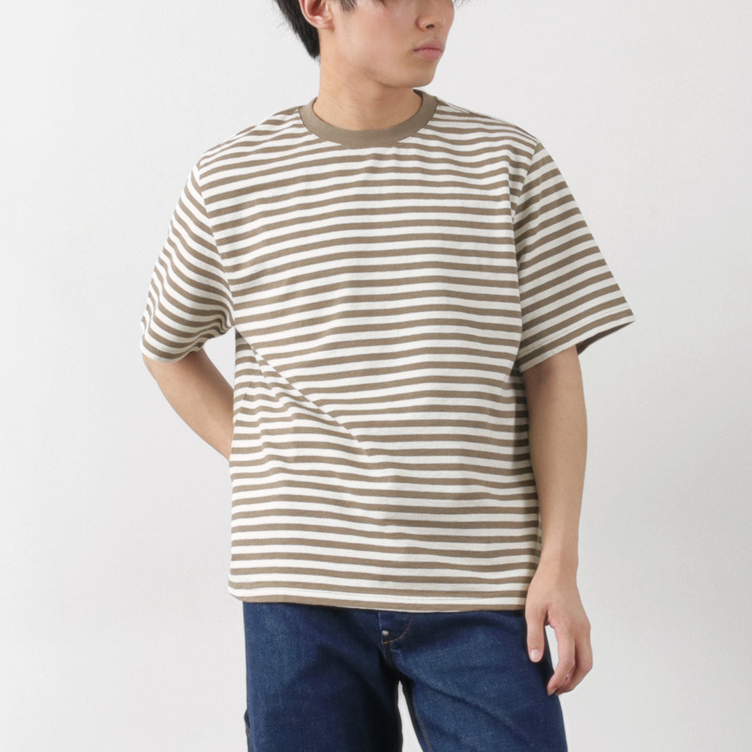 WAX LONDON / Dean Short Sleeve Striped T-Shirt Jolt Stripe