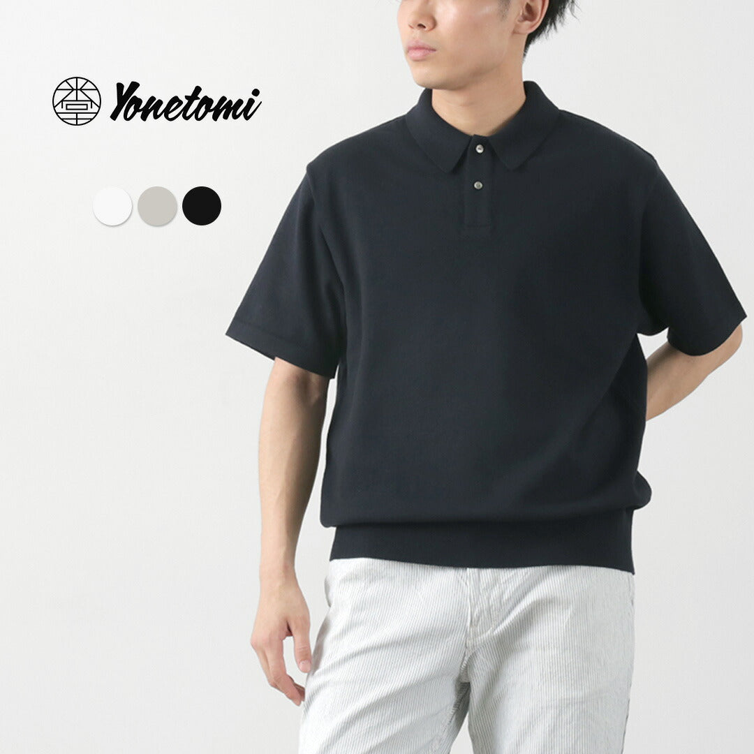YONETOMI NEW BASIC / 光波棉针织套头衫