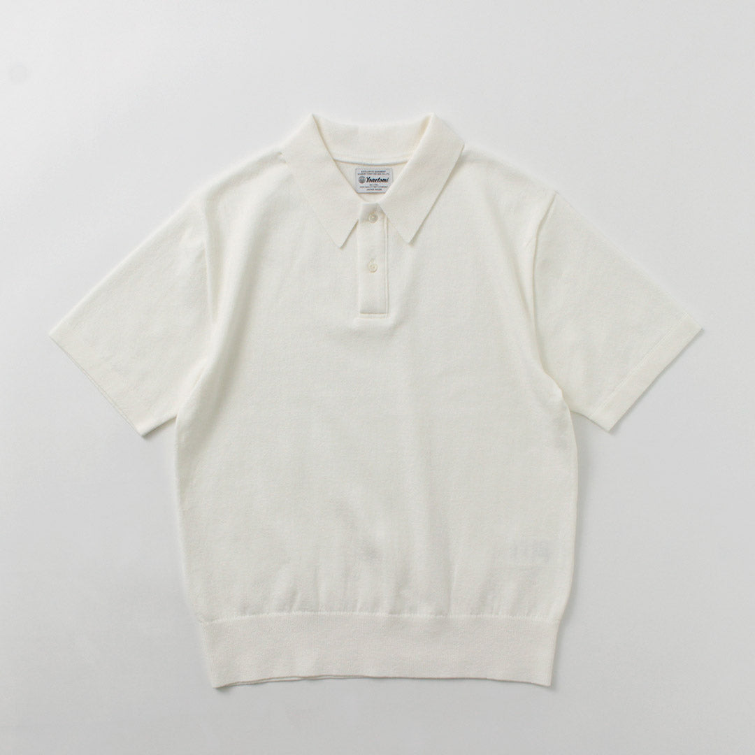 YONETOMI NEW BASIC / Light Wave Cotton Knit Pullover