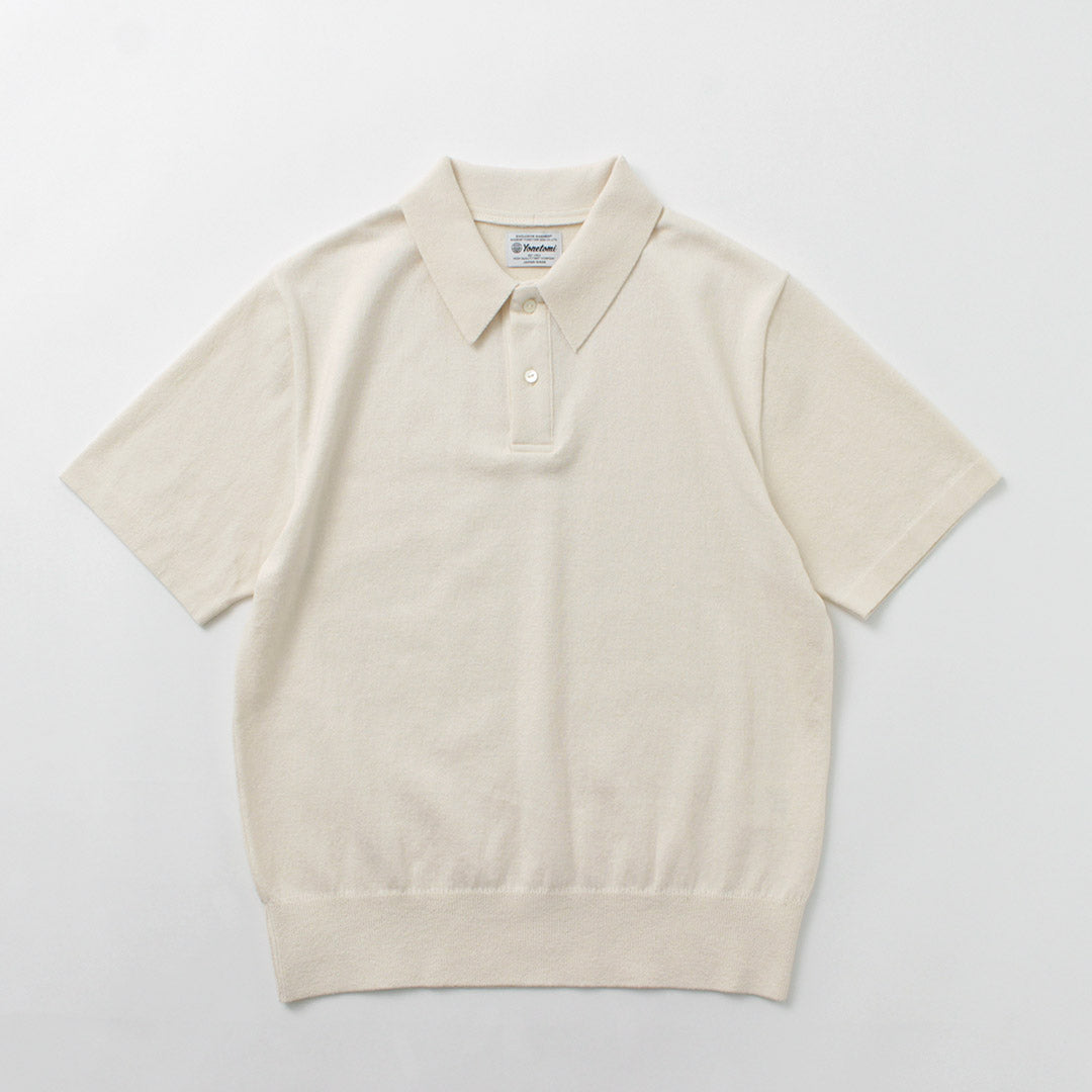 YONETOMI NEW BASIC / Light Wave Cotton Knit Pullover