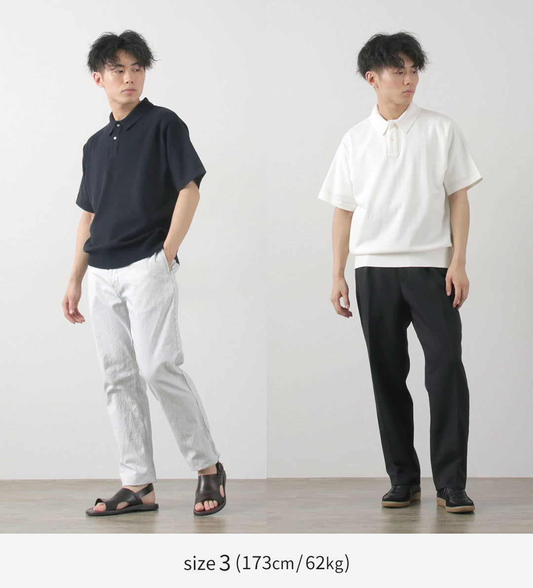 YONETOMI NEW BASIC / 光波棉针织套头衫