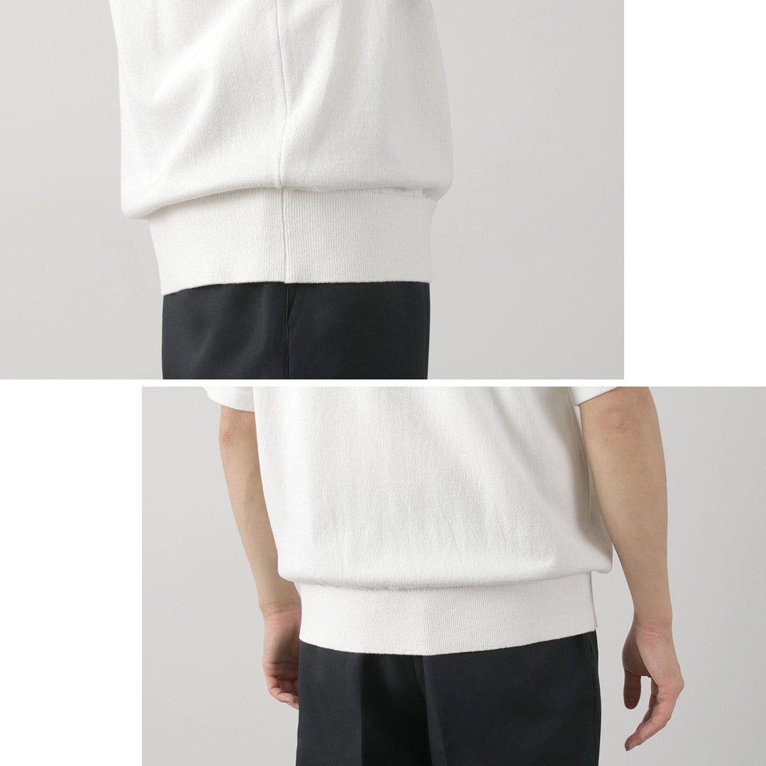 YONETOMI NEW BASIC / 光波棉针织套头衫