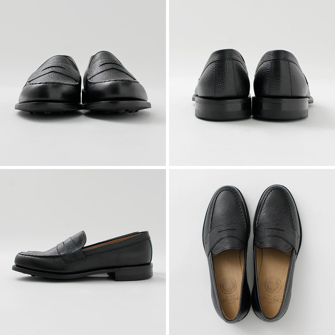 JOSEPH CHEANEY / Howard R Coin Mocassin Veau Grainé