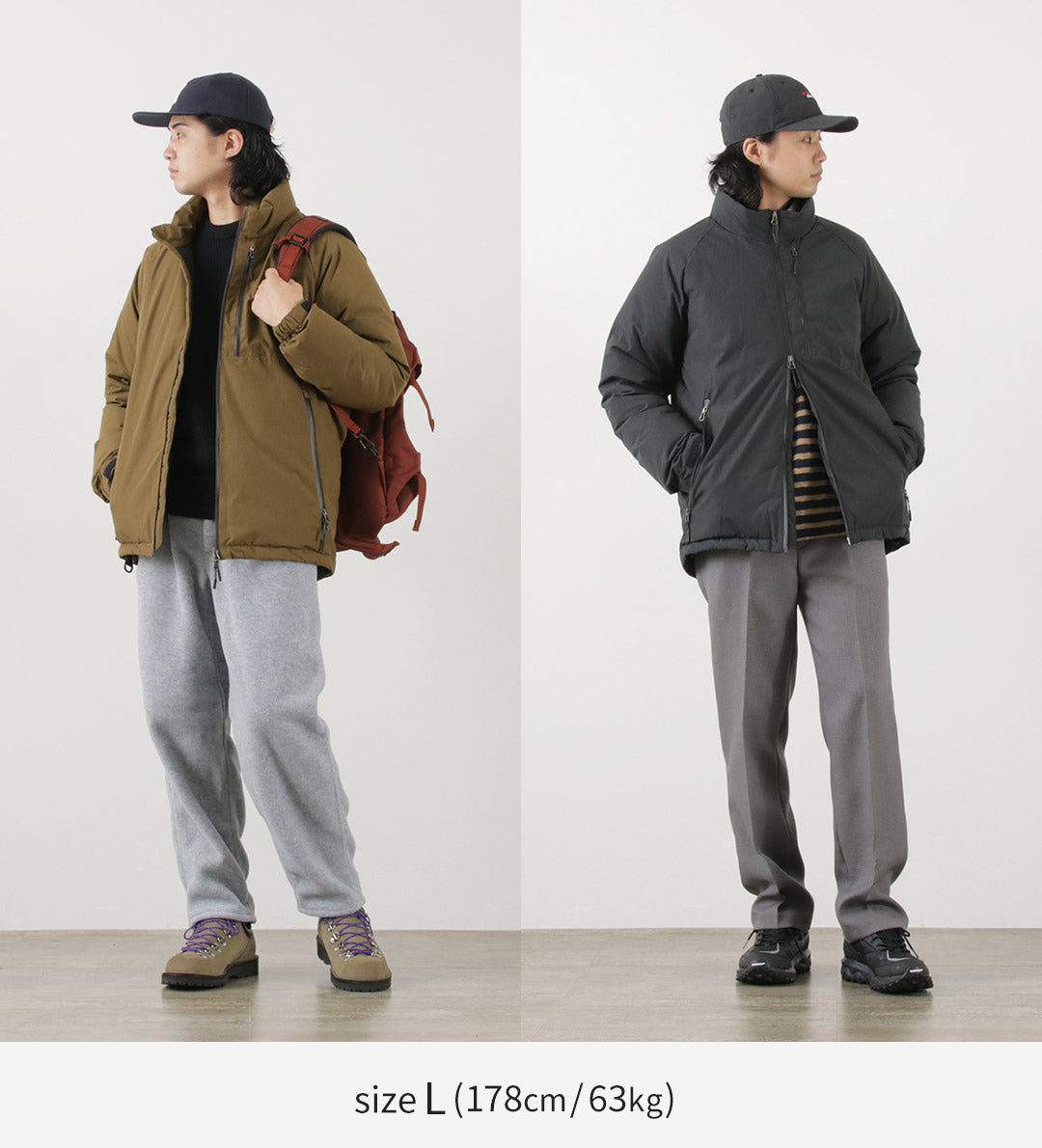 Chaqueta de plumón con cuello alto NANGA / HINOC