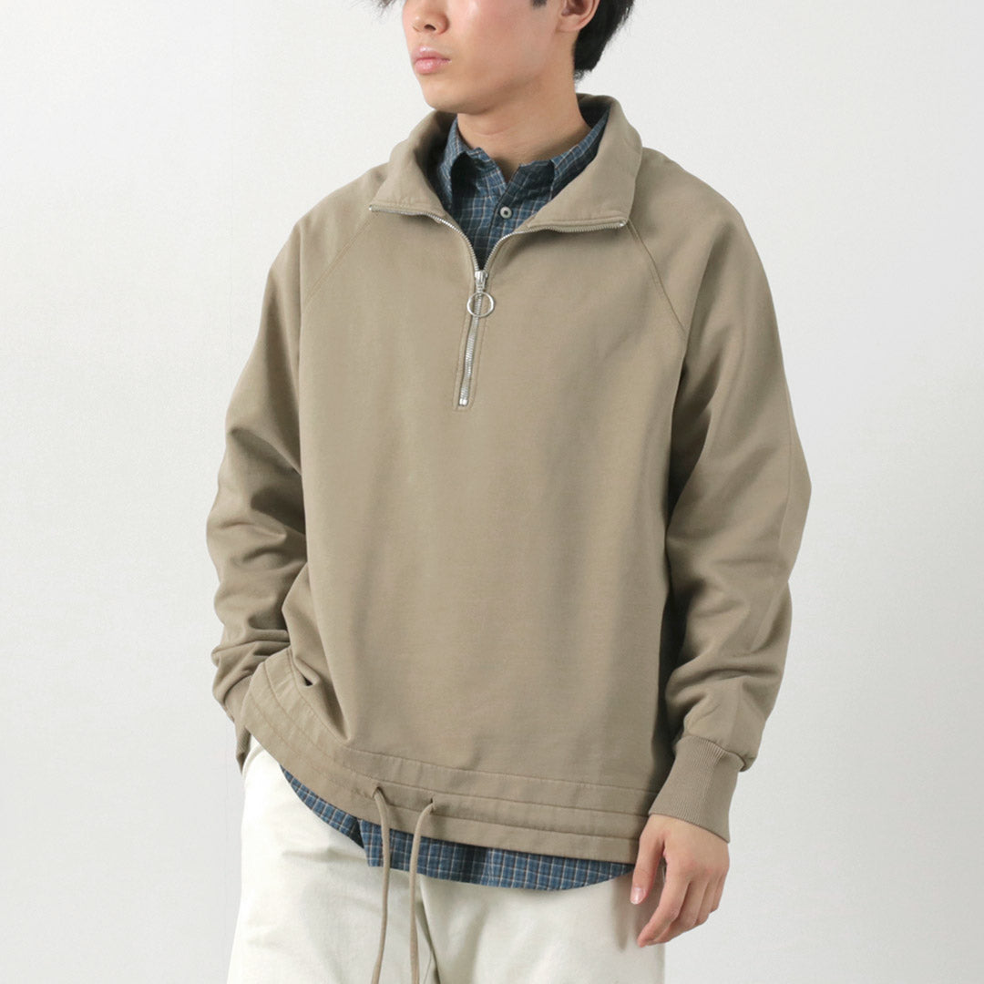 PARAGES / Sudadera con media cremallera Battle